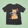 Cats Japanese Samurai Ninja Cat Kawaii Tattoo T Shirt