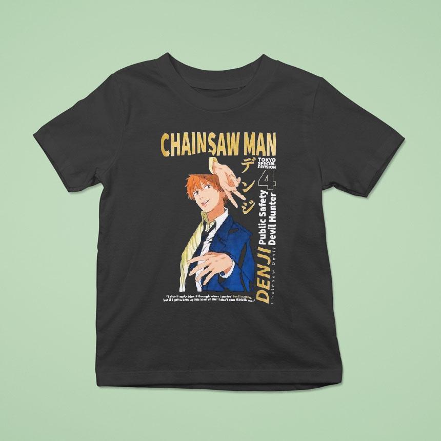 Chainsaw Man Public Safety Devil Hunter Denji T Shirt Chainsaw Man Public Safety Devil Hunter Denji T Shirt