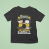 Charlie Brown And Snoopy Savannah Bananas Baseball T Shirt