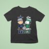 Charlie Brown Dallas Cowboys And Snoopy Dallas Stars Skyline T Shirt