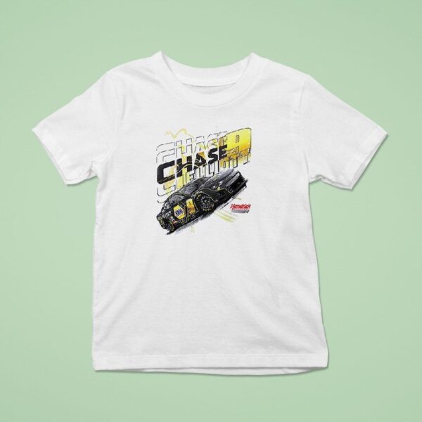Chase Elliott Hendrick Motorsports Team Collection Napa Gold Signature T Shirt