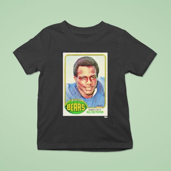 Chicago Bears Walter Payton Trading Card T Shirt