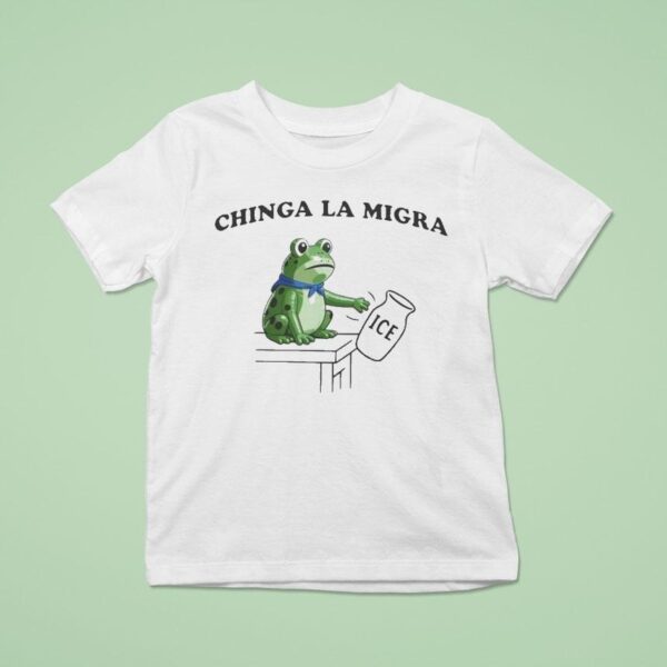 Chinga La Migra Portland Frog Abolish Ice Fascism Protes T Shirt