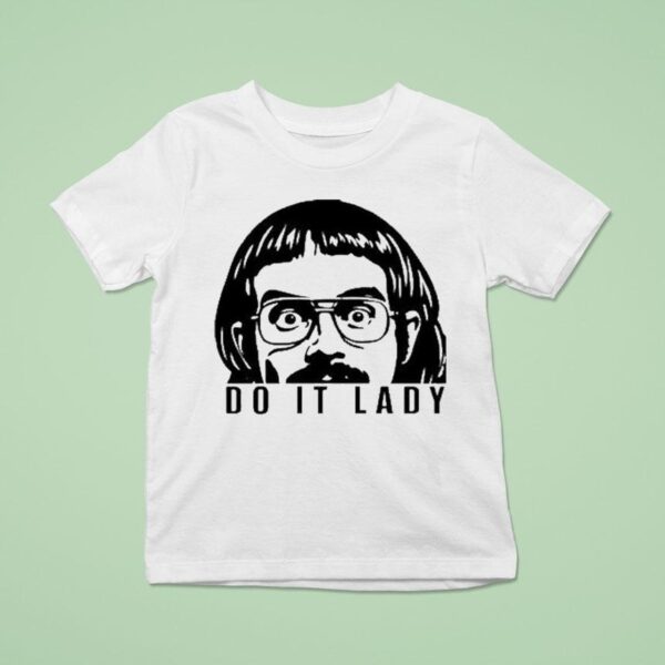 Chit Do It Lady Peeking T Shirt