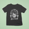 Chopper Rose Forever Two Wheels Born Scum T Shirt