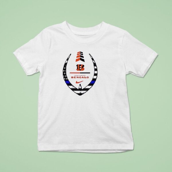 Cincinnati Bengals Police Law Enforcement Appreciation Day Logo T Shirt
