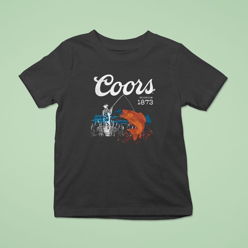 Coors Since Bass Fishing T Shirt Coors Since Bass Fishing T Shirt