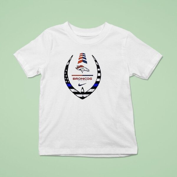 Denver Broncos Police Law Enforcement Appreciation Day Logo T Shirt