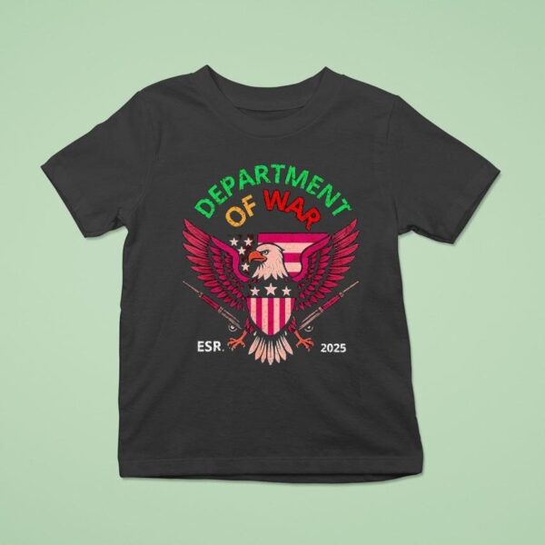 Department Of War Established Dow T Shirt