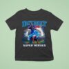 Detroit Lions Super Heroes Signatures T Shirt