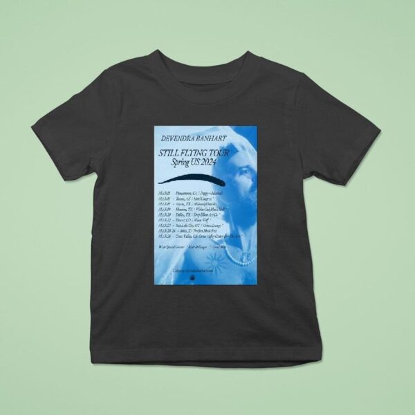 Devendra Banhart Still Flying Tour Spring Us T Shirt