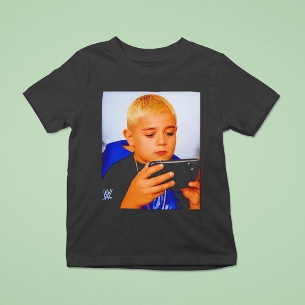 Dominik Mysterio Kid Playing Game T Shirt