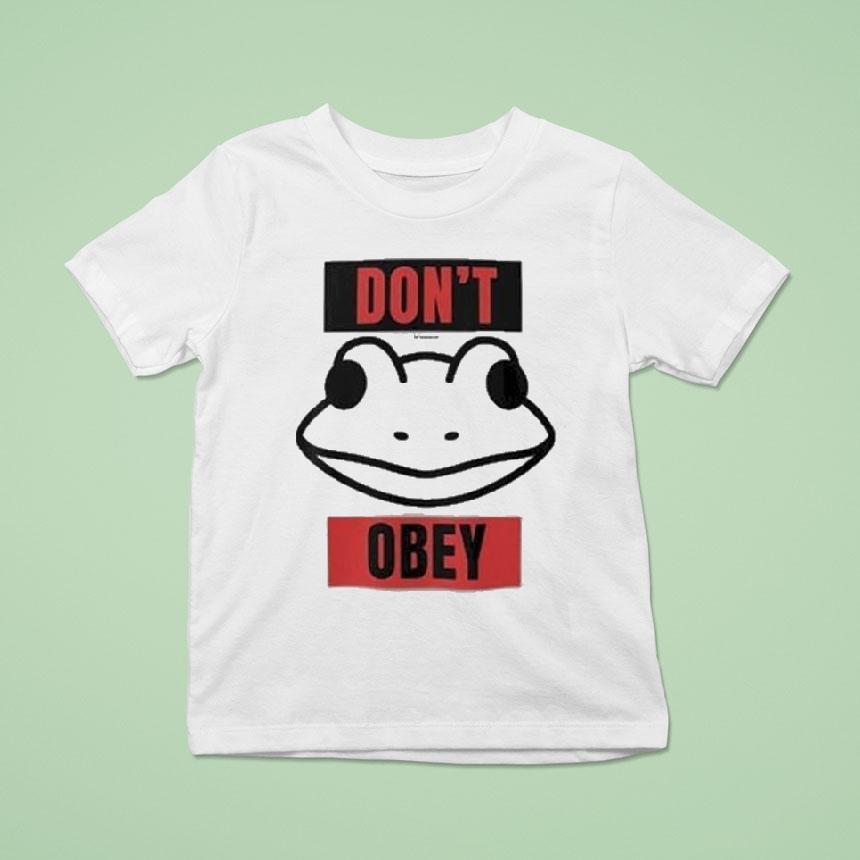 Don T Obey Portland Frog Resistance T Shirt Don T Obey Portland Frog Resistance T Shirt