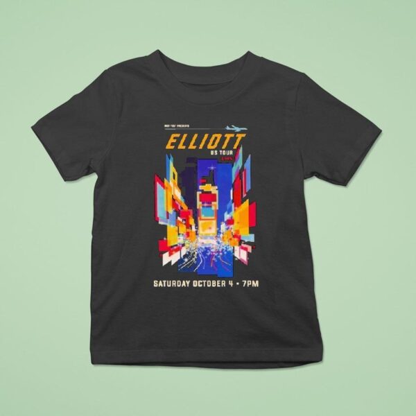Elliott October Us Tour Riot Fes T Shirt