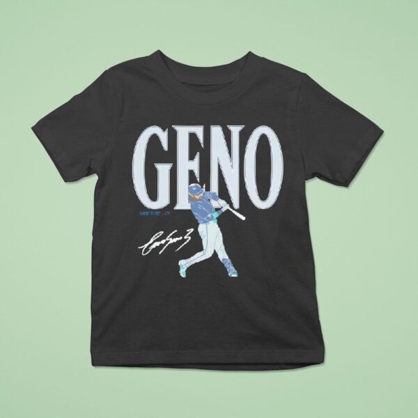 Eugenio Suarez Seattle Mariners Geno Baseball Mlb Signature T Shirt
