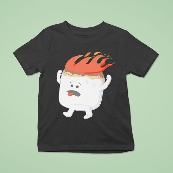 Flaming Marshmallow T Shirt