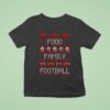 Food Family Football Cross Stitch Pixel T Shirt