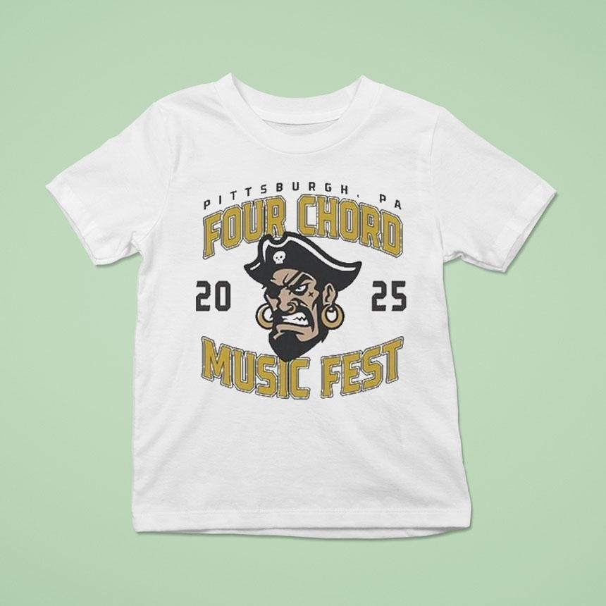 Four Chord Music Festival Pittsburgh Pirates Pa T Shirt Four Chord Music Festival Pittsburgh Pirates Pa T Shirt