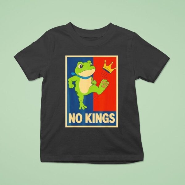 Frog No Kings No Kings In America Retro T Shirt