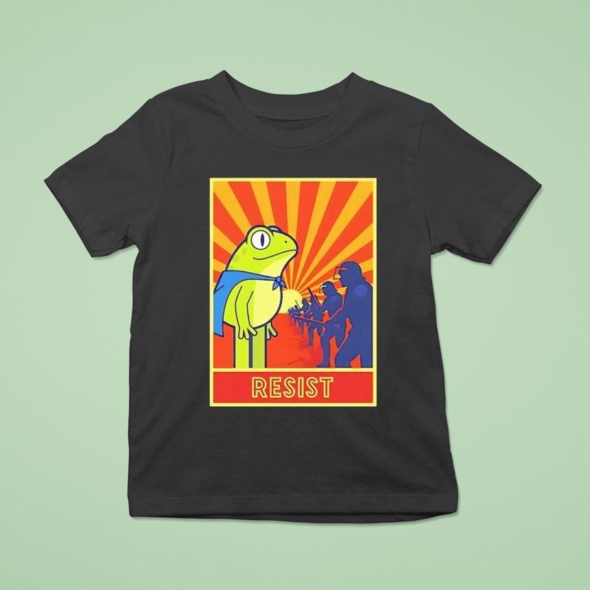 Frog Resist Portland Frog Protest Activis T Shirt Frog Resist Portland Frog Protest Activis T Shirt