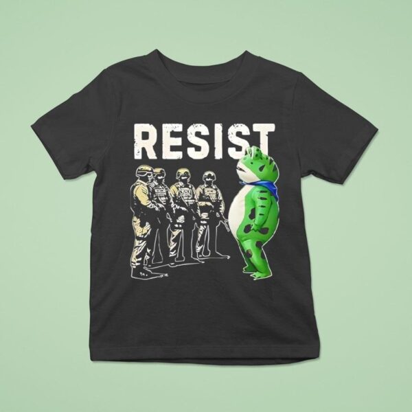 Frogs Resist Portland Frog Protes T Shirt
