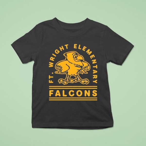 Ft Wright Falcons Gold Arch T Shirt