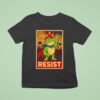 Funny Portland Frog Hop Protest Resist Frog No Kings Toad T Shirt