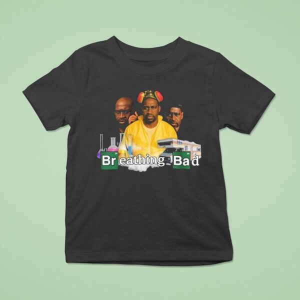 George Floyd X Breaking Bad Breathing Bad T Shirt