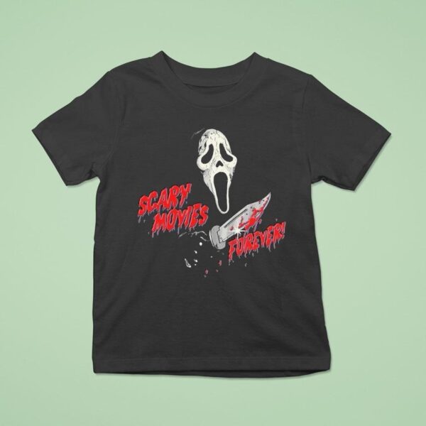 Ghostface Scary Movies Forever Knife T Shirt