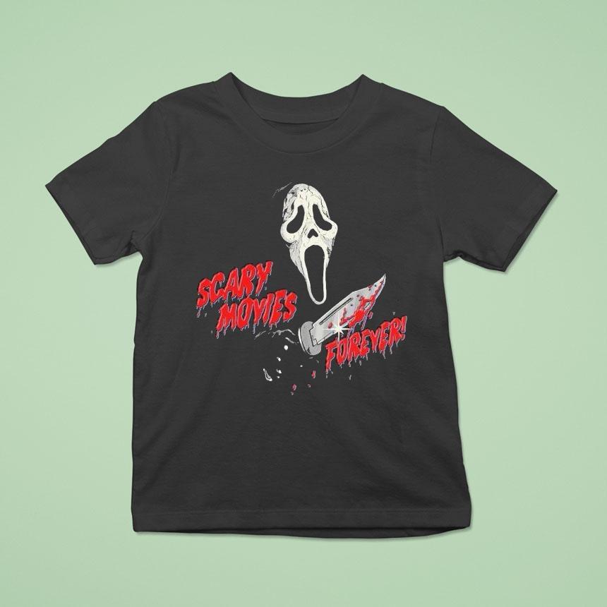 Ghostface Scary Movies Forever Knife T Shirt Ghostface Scary Movies Forever Knife T Shirt
