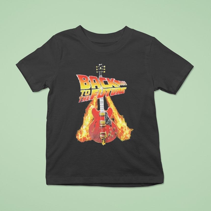 Gibson Back To The Future Guitar T Shirt Gibson Back To The Future Guitar T Shirt