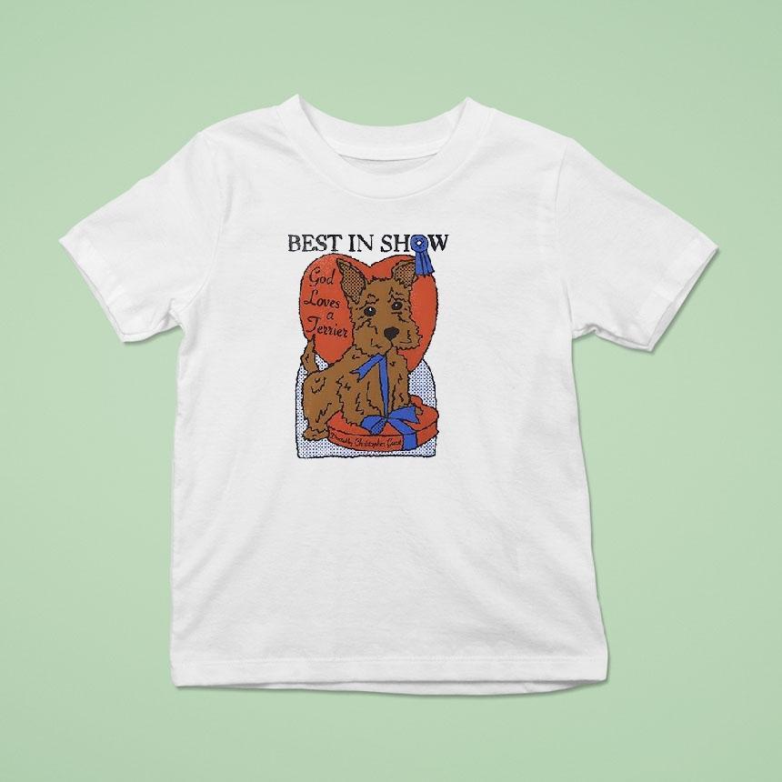 God Loves A Terrier Best In Show Mayflower Kennel Club Dog Show Cartoon T Shirt God Loves A Terrier Best In Show Mayflower Kennel Club Dog Show Cartoon T Shirt