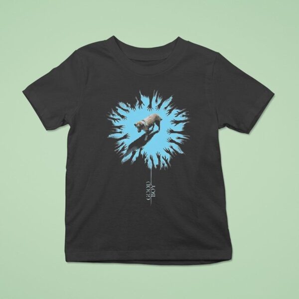 Good Boy Trust His Instincts Dog Hands T Shirt
