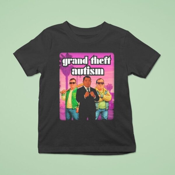 Grand Theft Autism Gta Down T Shirt