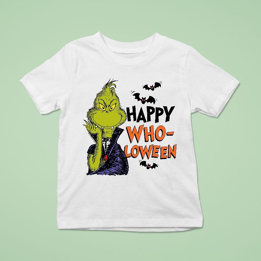 Grinch Happy Wholoween T Shirt Grinch Happy Wholoween T Shirt