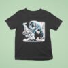 Half Face Blades Bear T Shirt