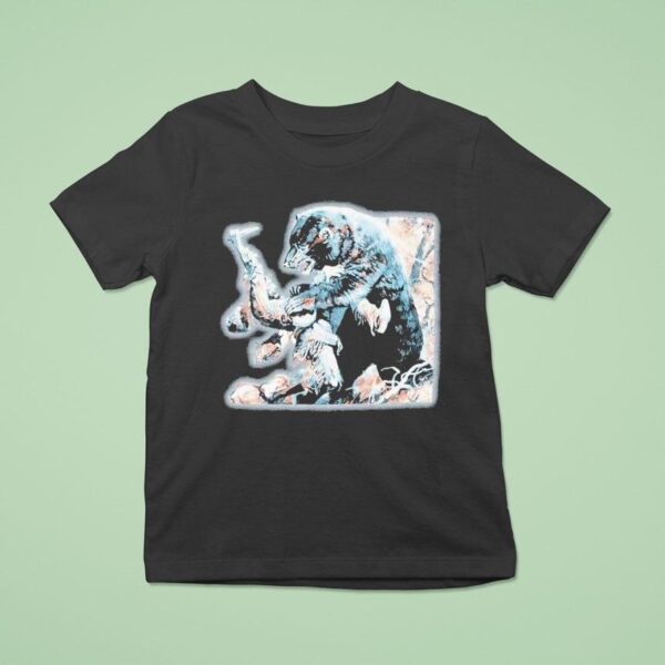 Half Face Blades Bear T Shirt