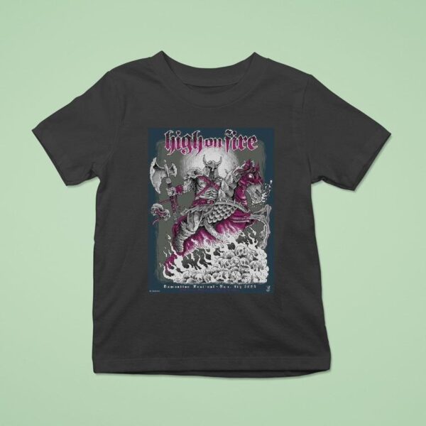 High On Fire Damnation Festival Event In Manchester Uk At Bec Arena On November T Shirt