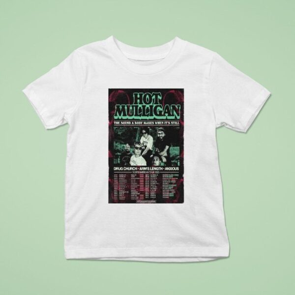 Hot Mulligan North America Tour T Shirt