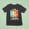 I Like Racoon Lover And Maybe People Vintage T Shirt
