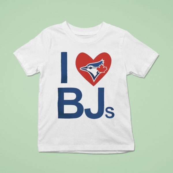 I Love Toronto Blue Jays Logo T Shirt