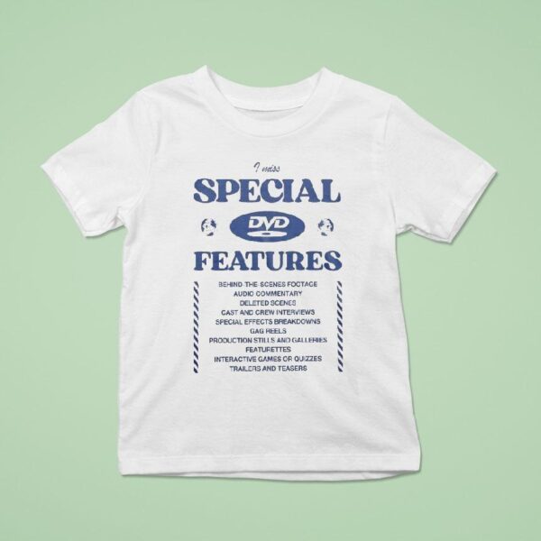 I Miss Dvd Special Features T Shirt