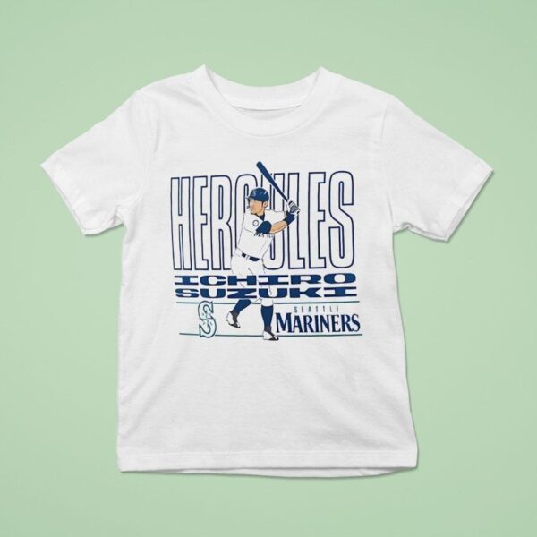 Ichiro Suzuki Seattle Mariners Cooperstown Baseball T Shirt