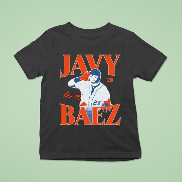 Javy Bez Detroit Tigers Baseball Mlb Signature T Shirt