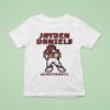 Jayden Daniels Quarterback Washington Commanders Football Pixel T Shirt