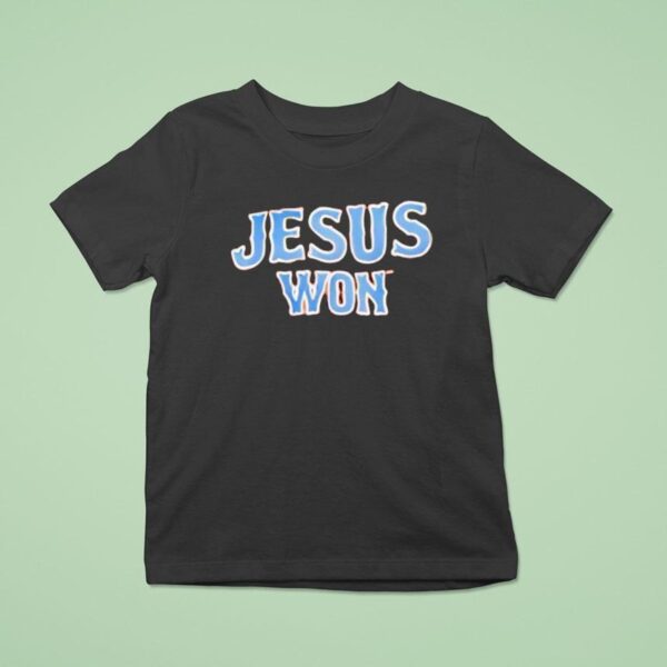 Jesus Won Graphic T Shirt