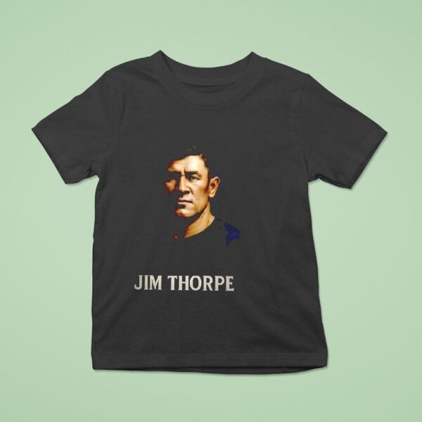 Jim Thorpe Realistic Portrai T Shirt
