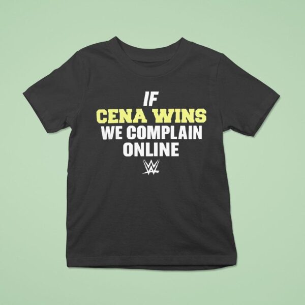 John Cena Wins We Complain Online Wwe T Shirt