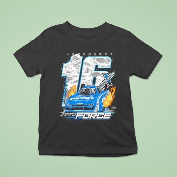 John Force Legendary Heritage Champion T Shirt