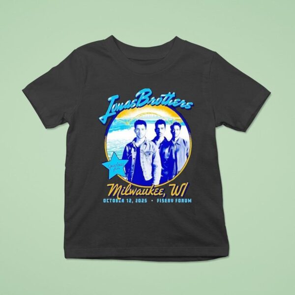 Jonas Brothers Greetings From Your Hometown Milwaukee Wl T Shirt